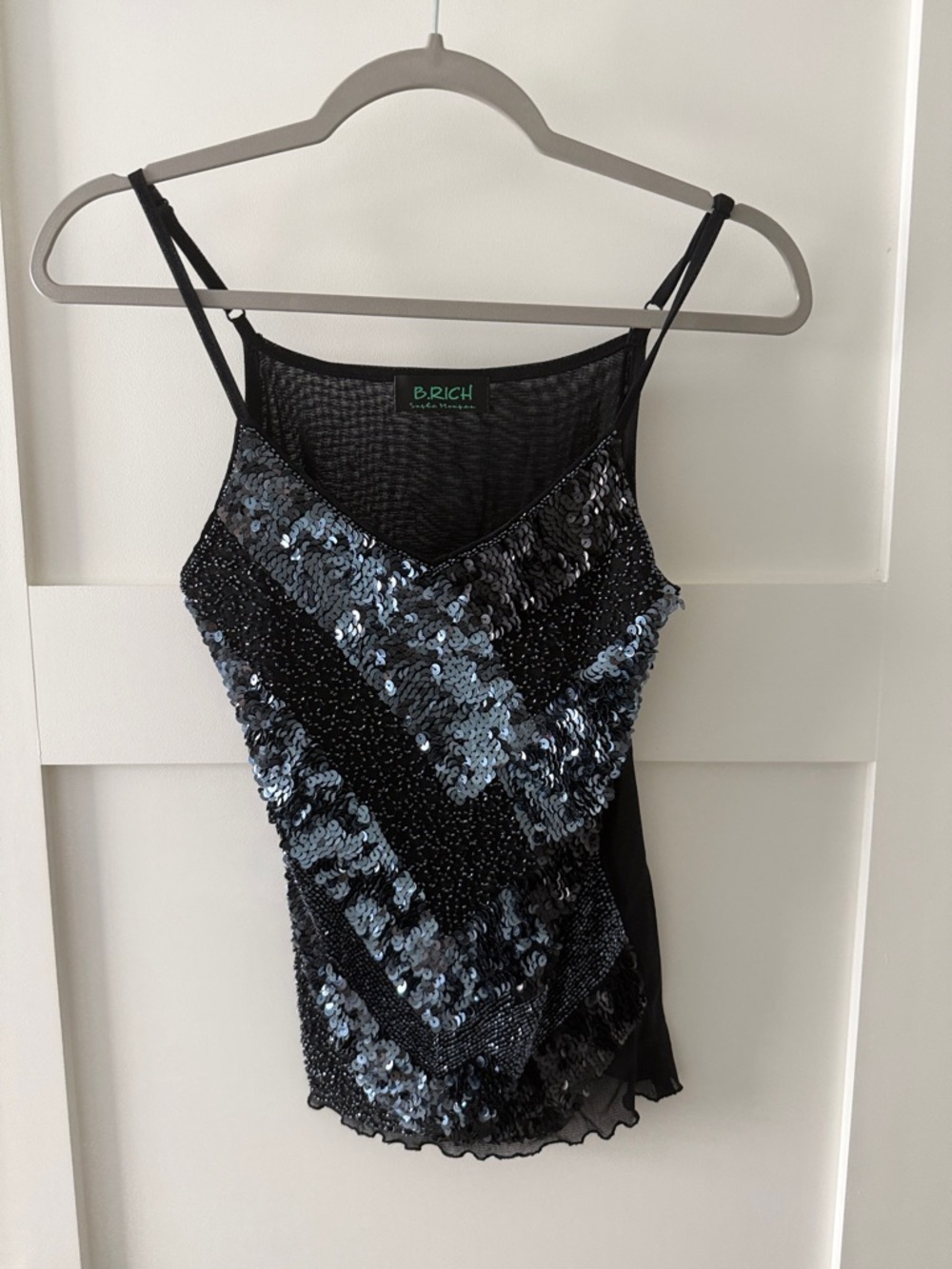 Black Sequin Camisole
